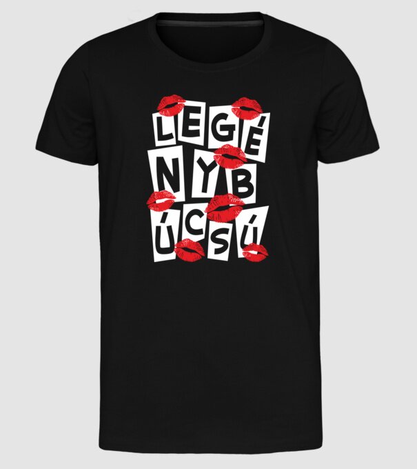 minta fekete pólón
