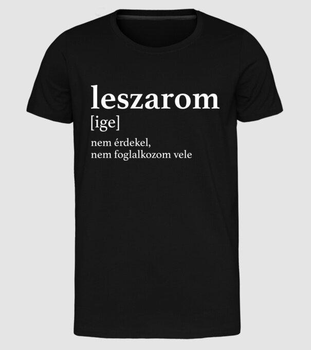  minta fekete pólón