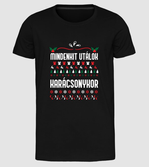  minta fekete pólón