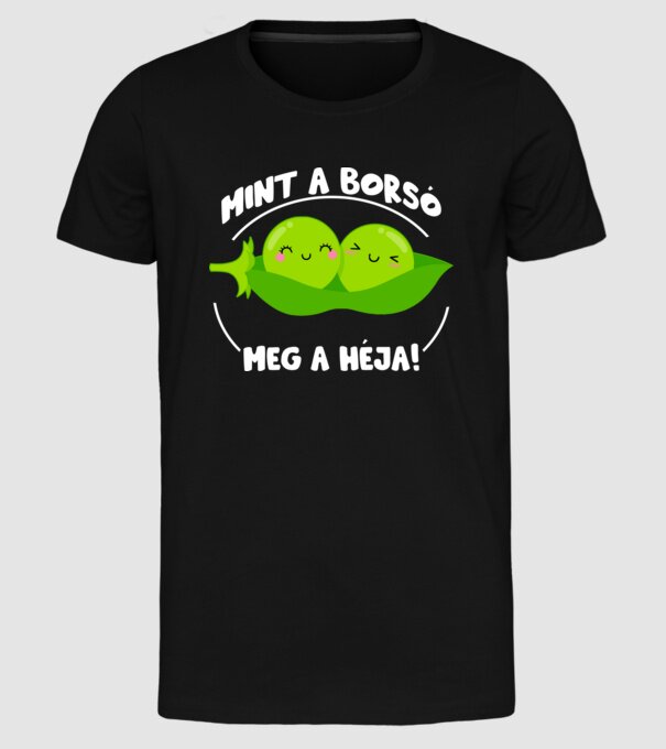  minta fekete pólón
