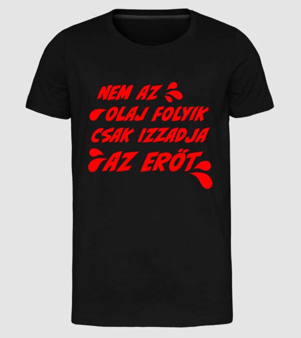  minta fekete pólón