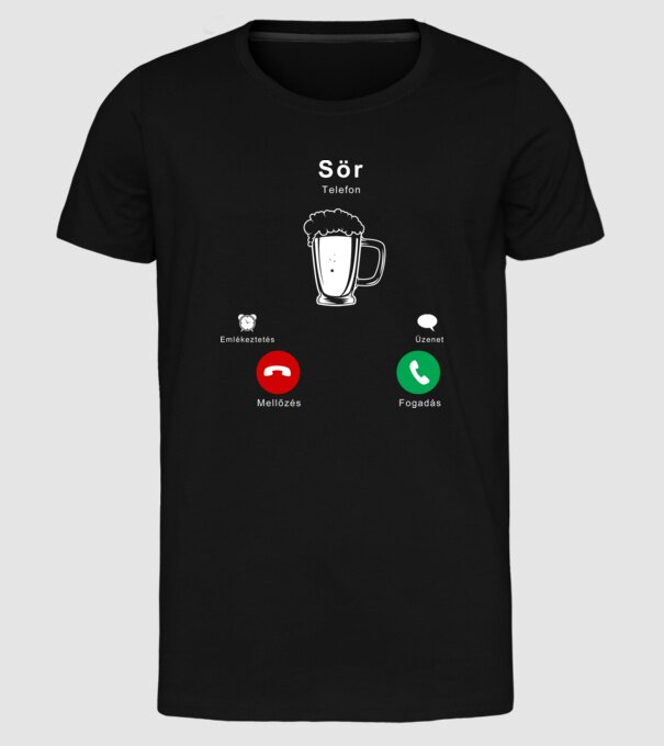  minta fekete pólón