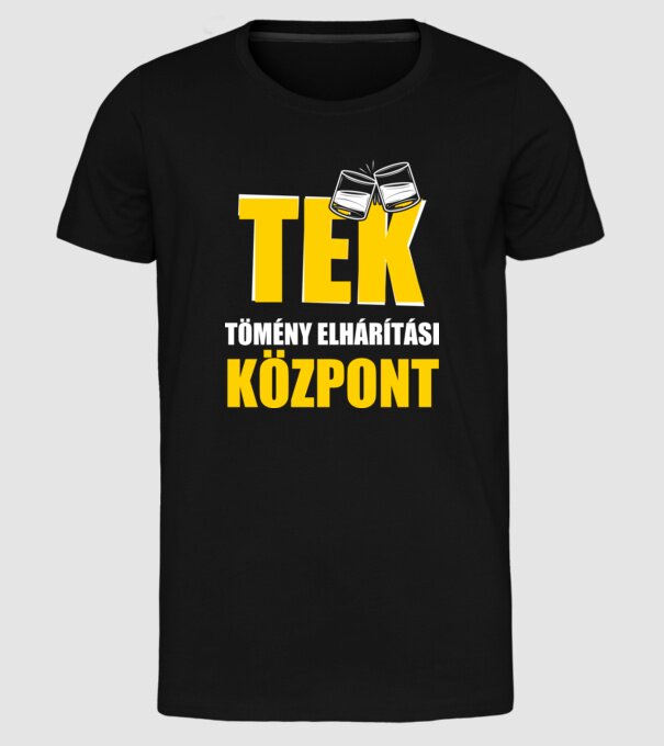  minta fekete pólón