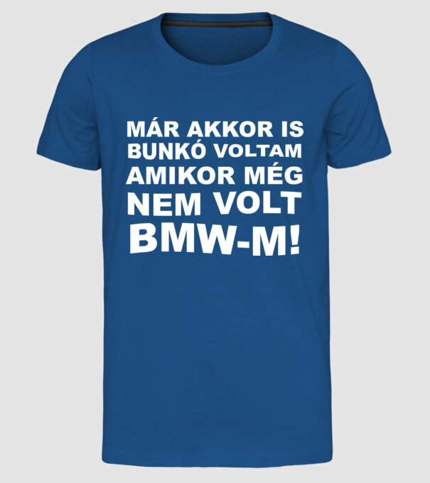  minta királykék pólón