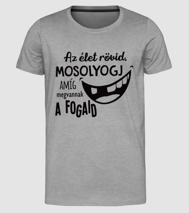 minta szürke pólón
