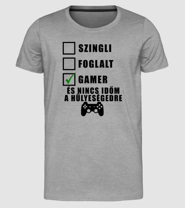 minta szürke pólón