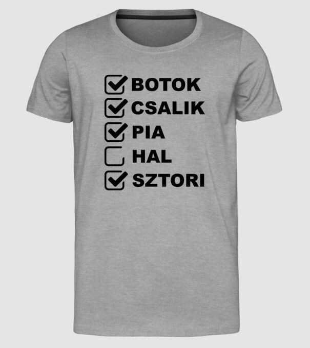  minta szürke pólón