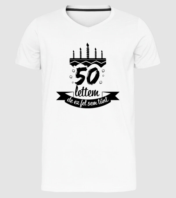  minta fehér pólón
