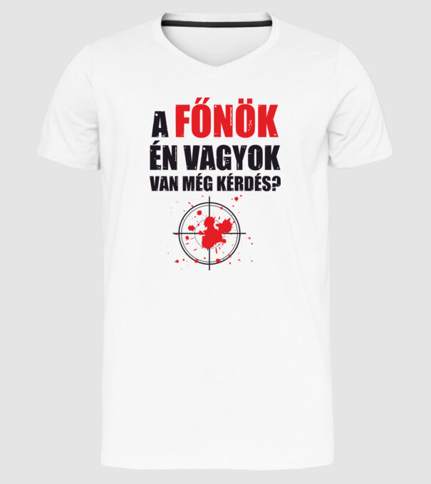  minta fehér pólón