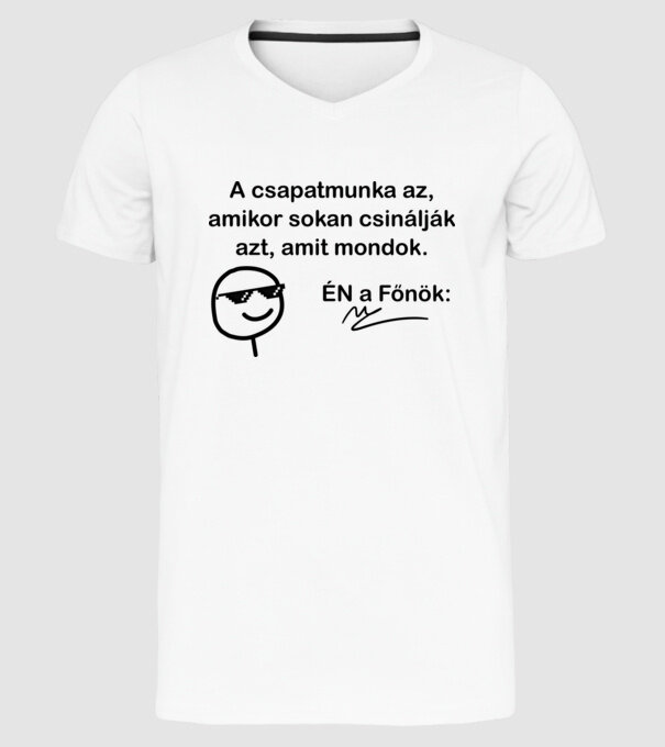  minta fehér pólón