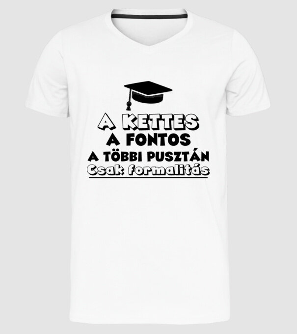  minta fehér pólón