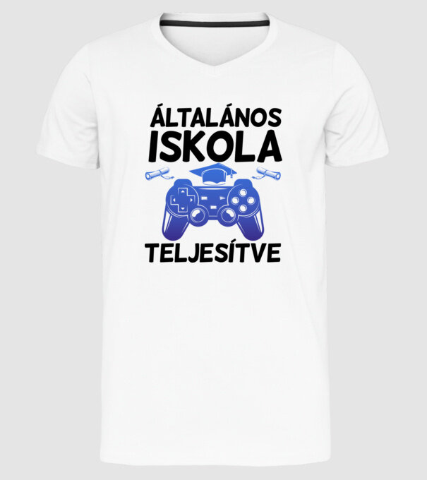  minta fehér pólón
