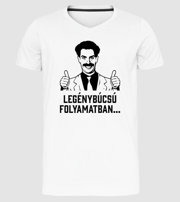  minta fehér pólón