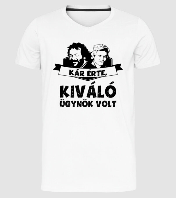  minta fehér pólón