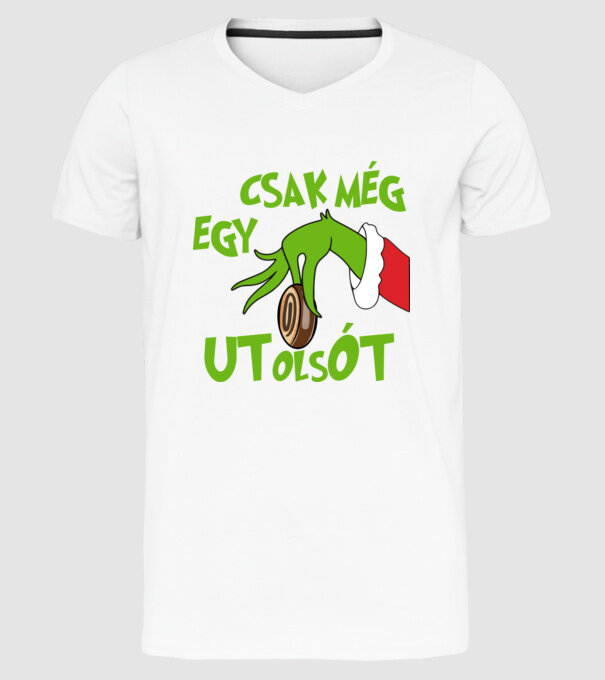 minta fehér pólón