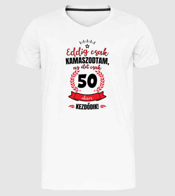  minta fehér pólón