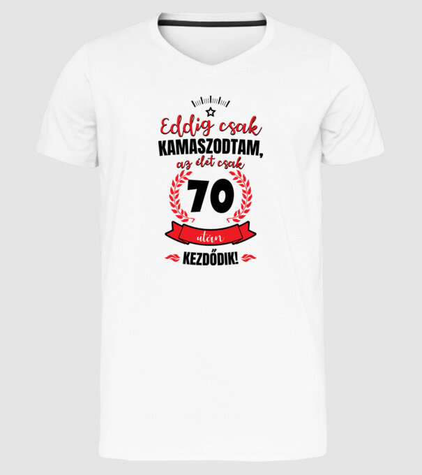  minta fehér pólón
