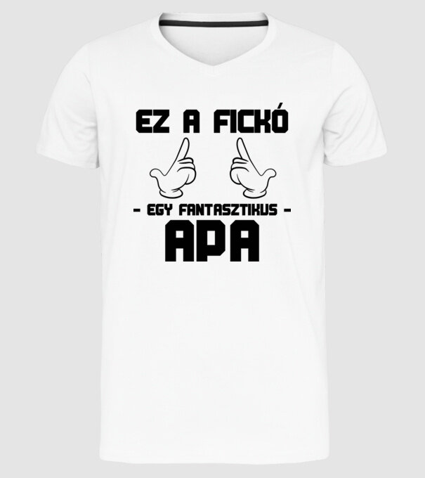  minta fehér pólón