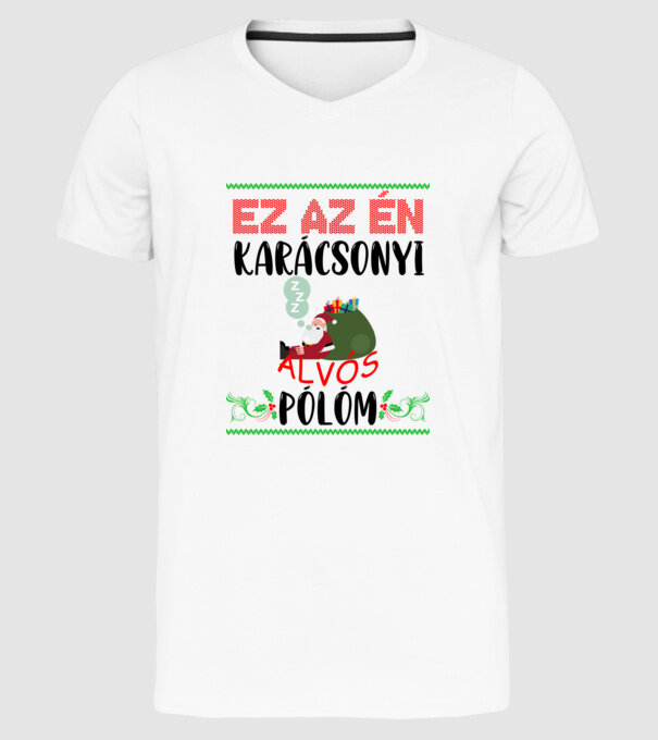  minta fehér pólón