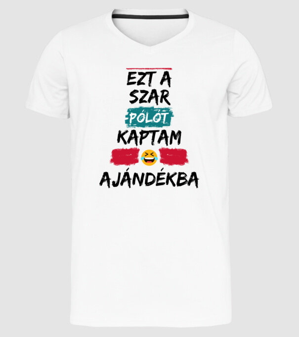  minta fehér pólón