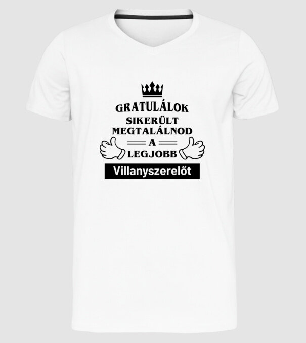  minta fehér pólón