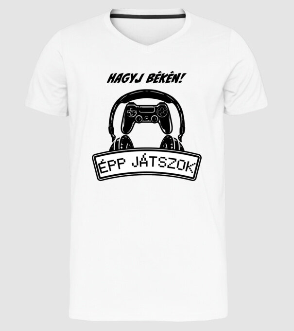  minta fehér pólón