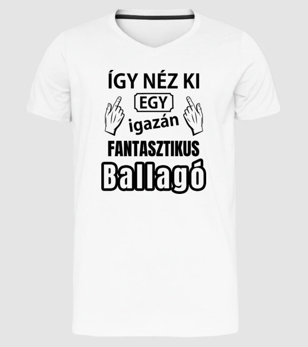  minta fehér pólón