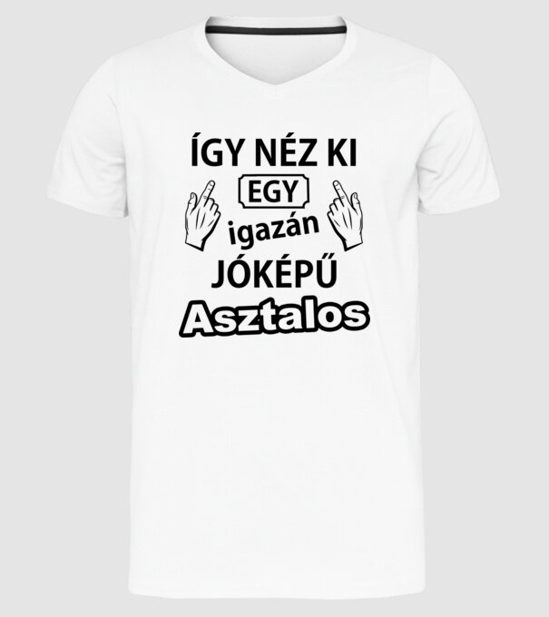  minta fehér pólón