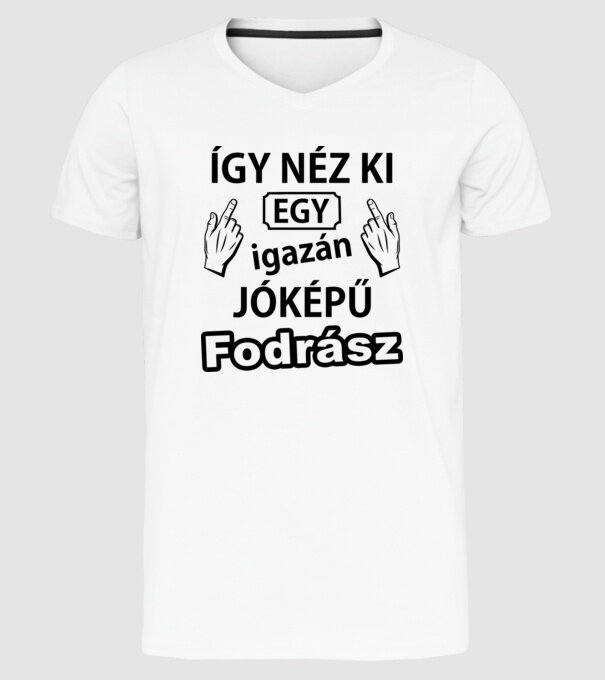  minta fehér pólón