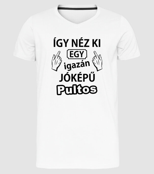  minta fehér pólón