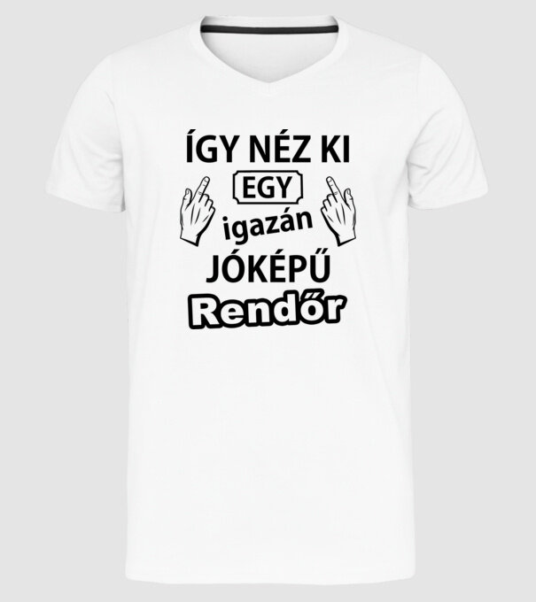  minta fehér pólón