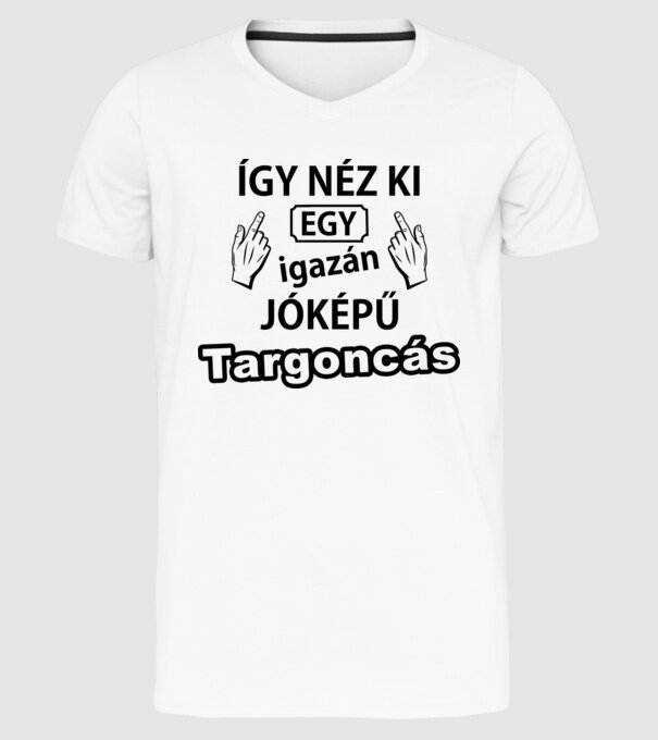  minta fehér pólón