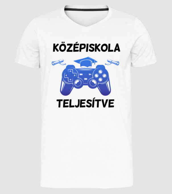  minta fehér pólón