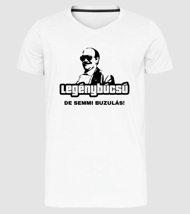  minta fehér pólón
