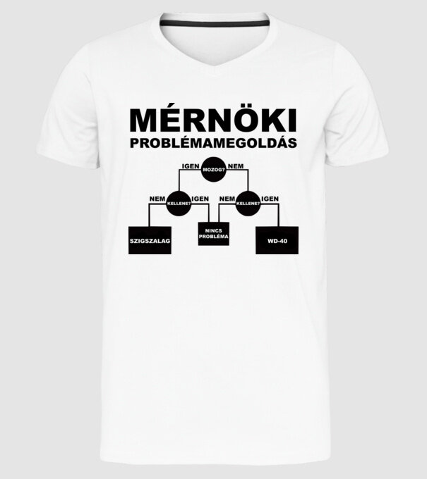  minta fehér pólón