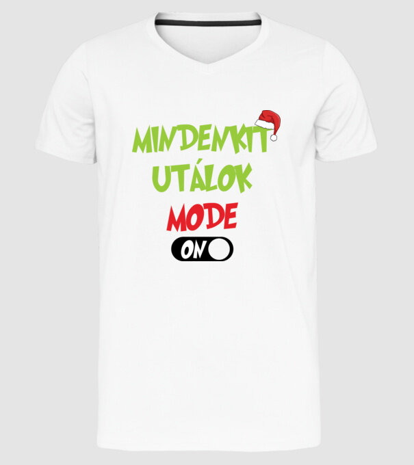  minta fehér pólón