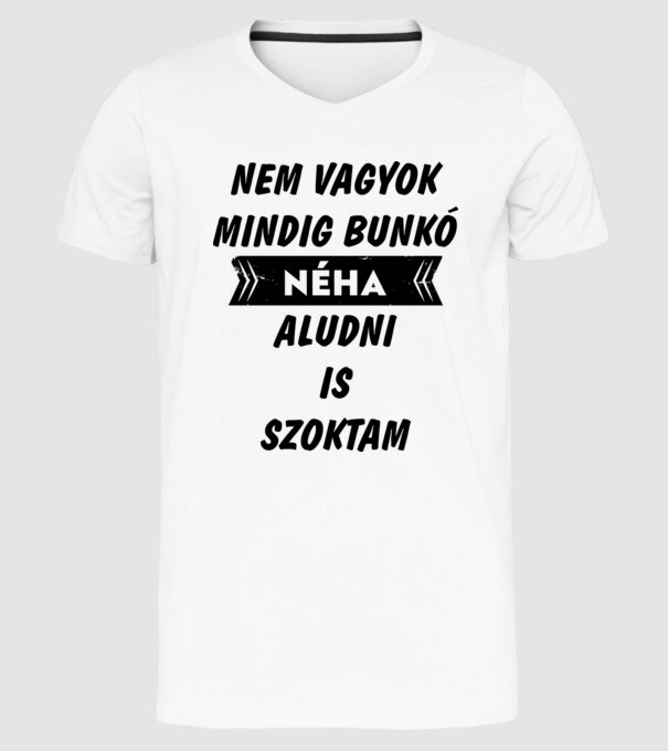  minta fehér pólón