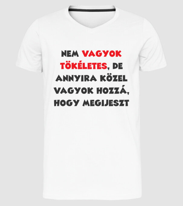  minta fehér pólón