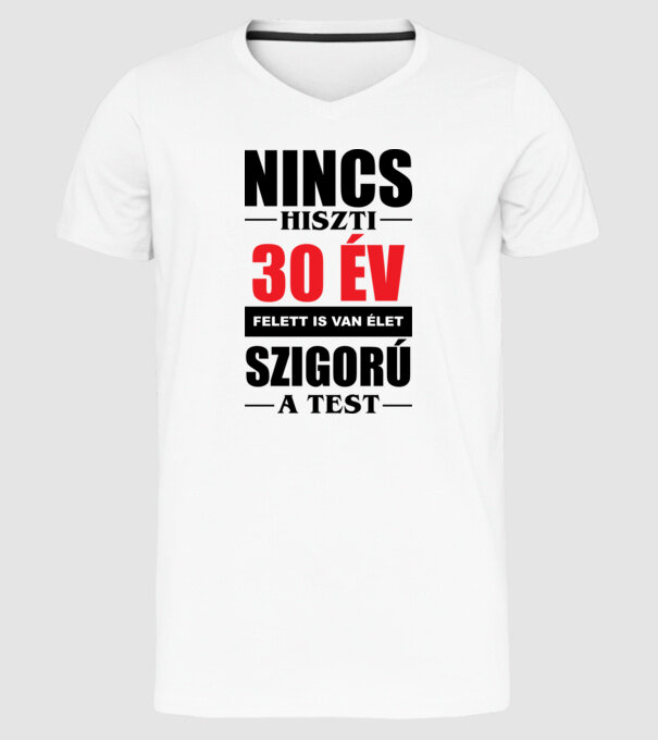  minta fehér pólón