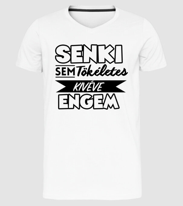  minta fehér pólón