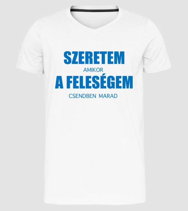 minta fehér pólón