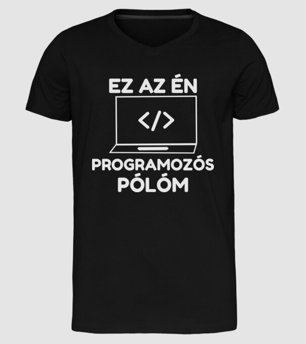  minta fekete pólón