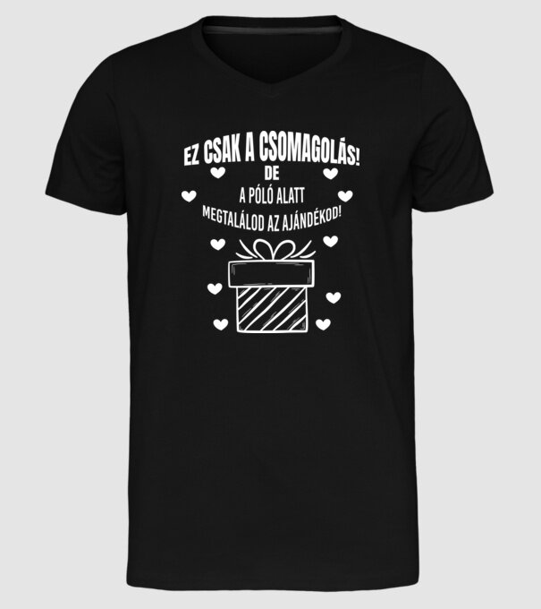  minta fekete pólón