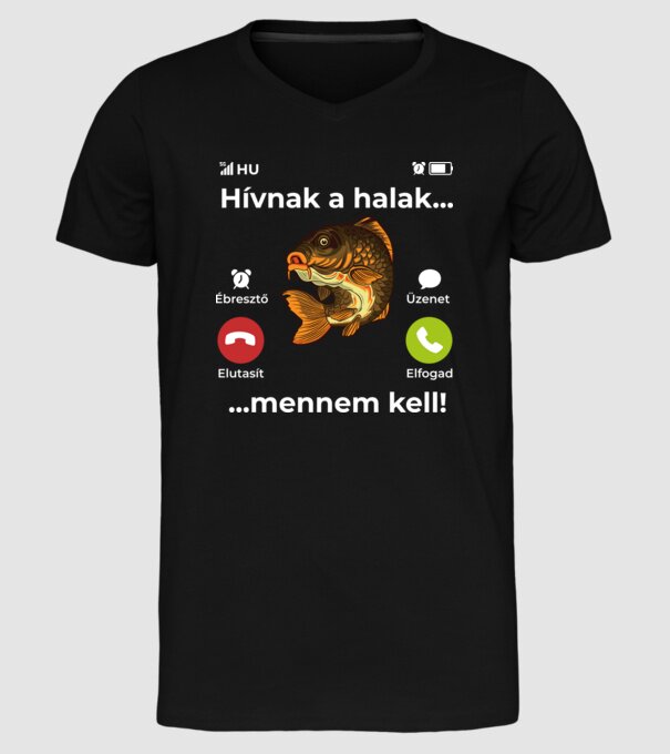  minta fekete pólón