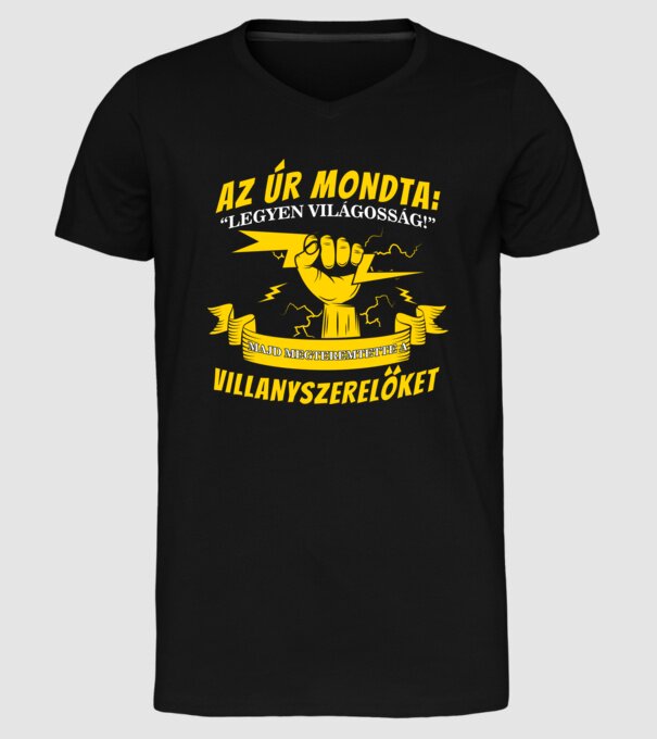  minta fekete pólón