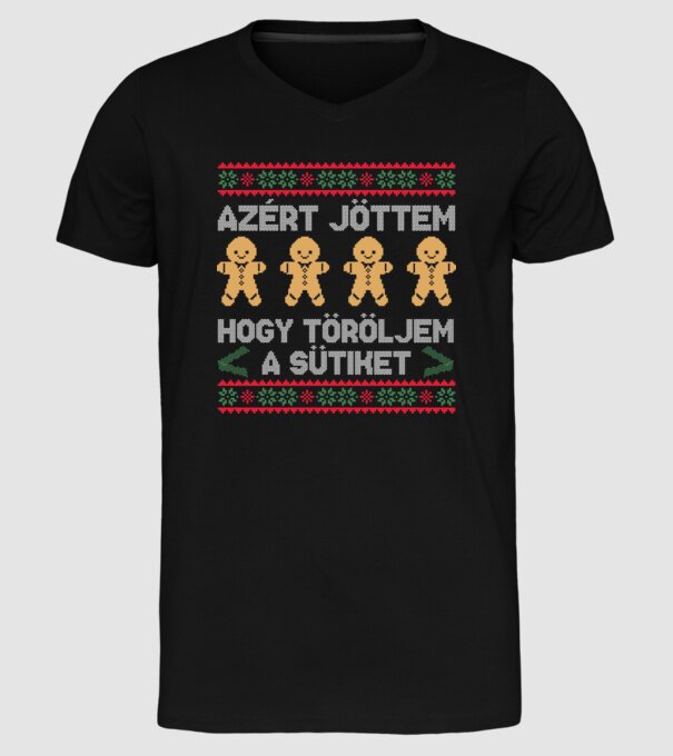  minta fekete pólón