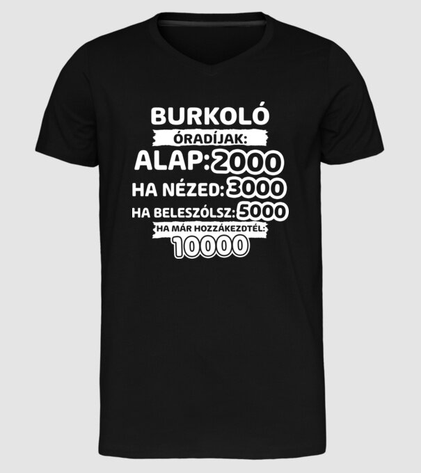  minta fekete pólón