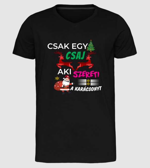 minta fekete pólón