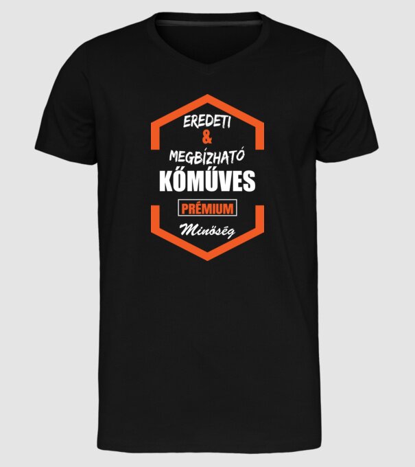  minta fekete pólón