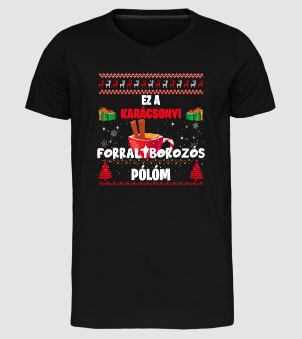  minta fekete pólón